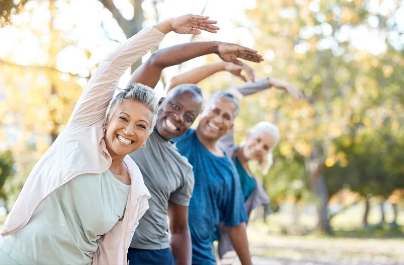Seniors at a community center in Sacramento